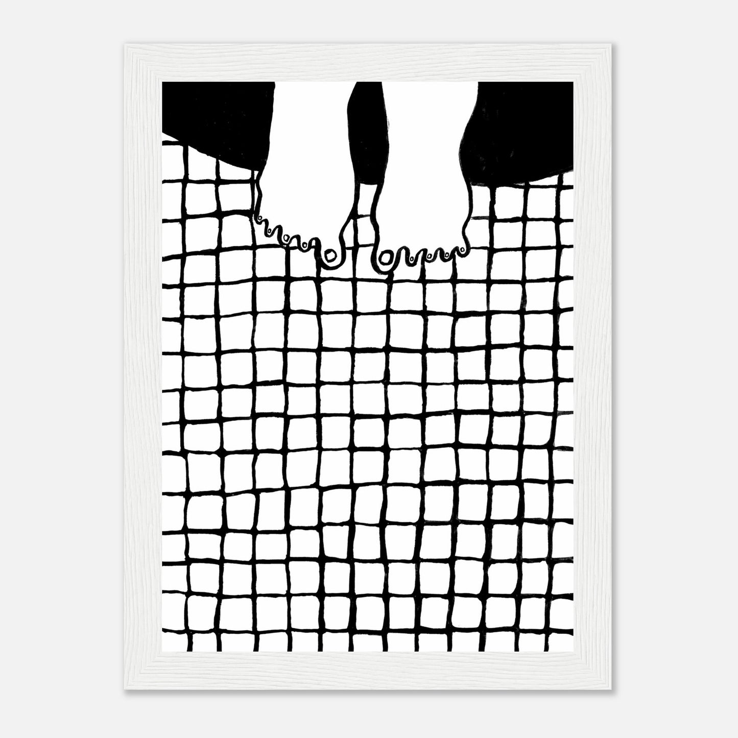 fliesen – gerahmtes poster