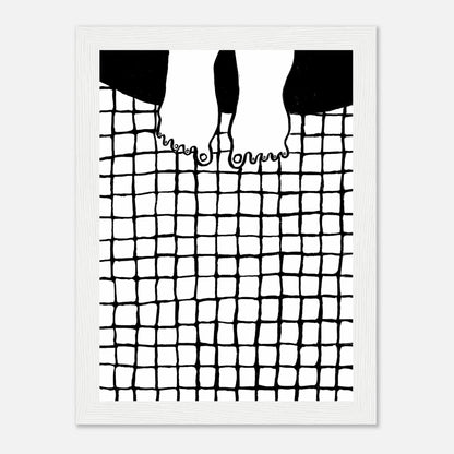 fliesen – gerahmtes poster