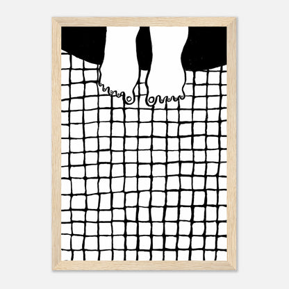 fliesen – gerahmtes poster