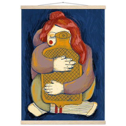 Poster helle Holzleisten