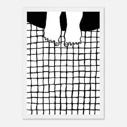 fliesen – gerahmtes poster