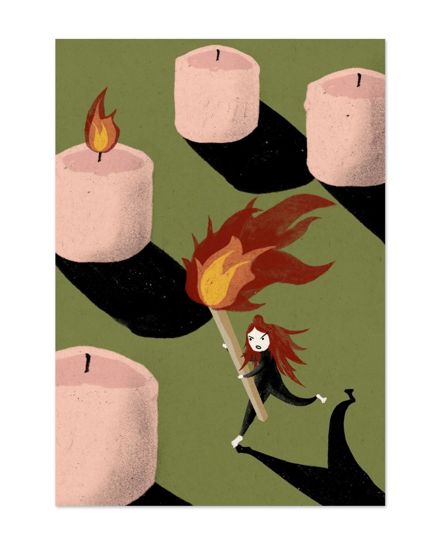 flammenmädchen – poster
