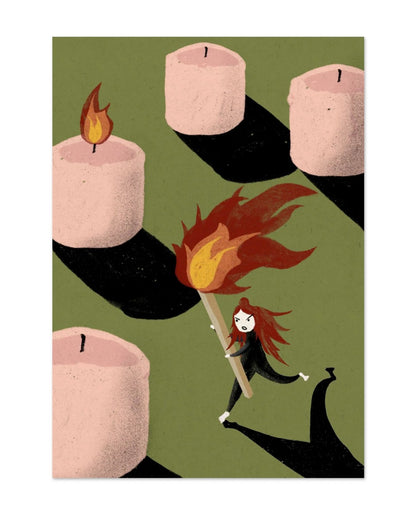 flammenmädchen – poster