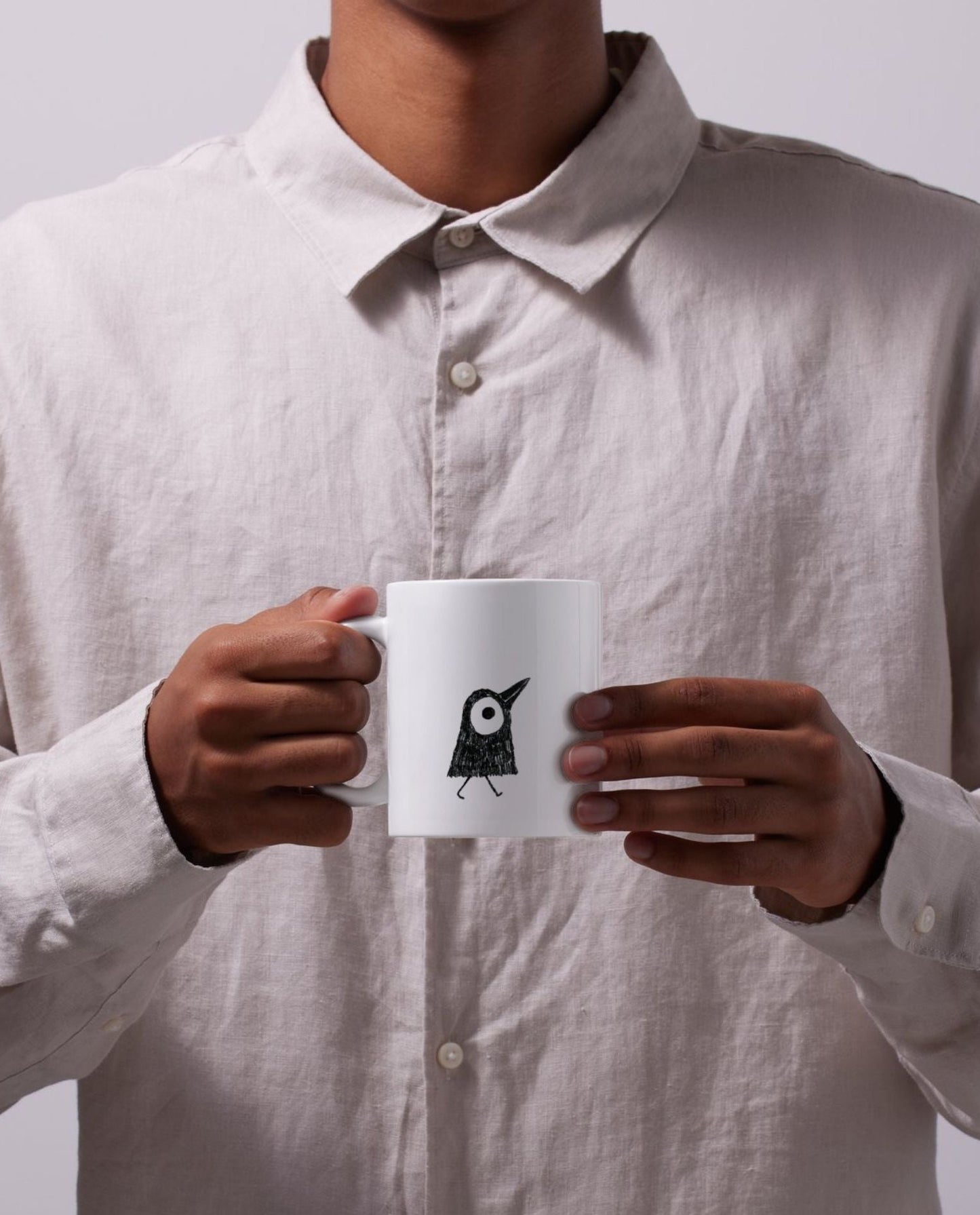 kleiner vogel spaziert – keramiktasse