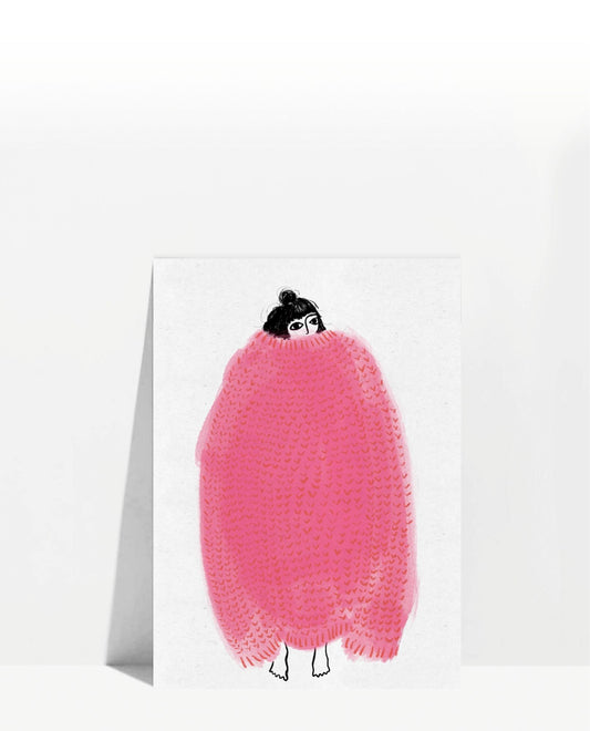 zuhause – postkarte