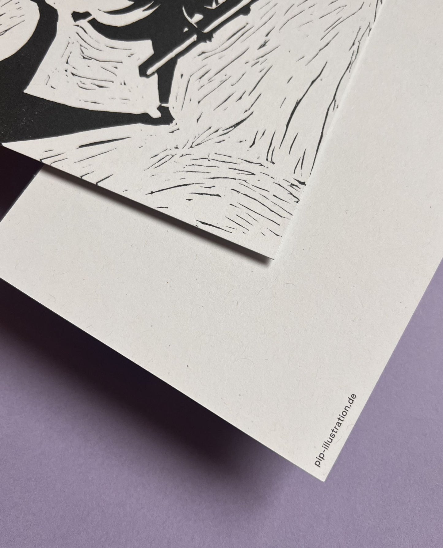 flammenmädchen — postkarte