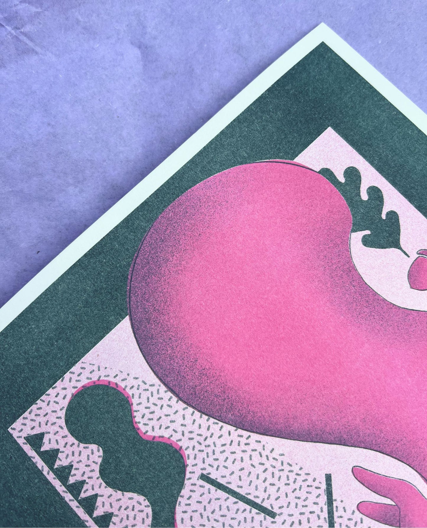 not a horse — risographie print