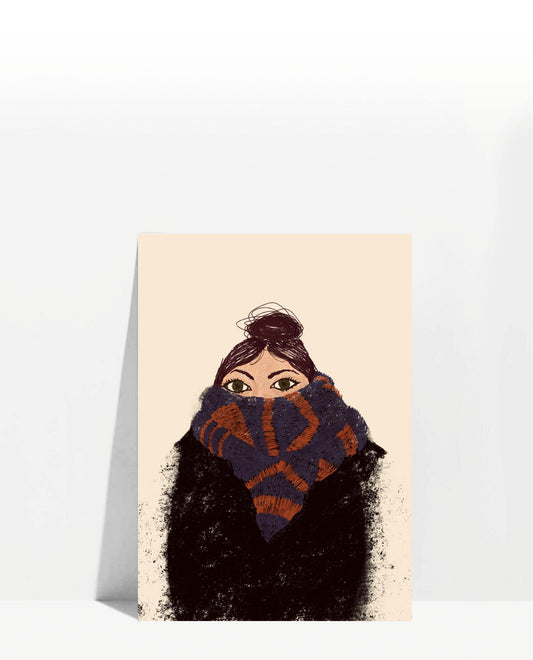 winter is coming – postkarte